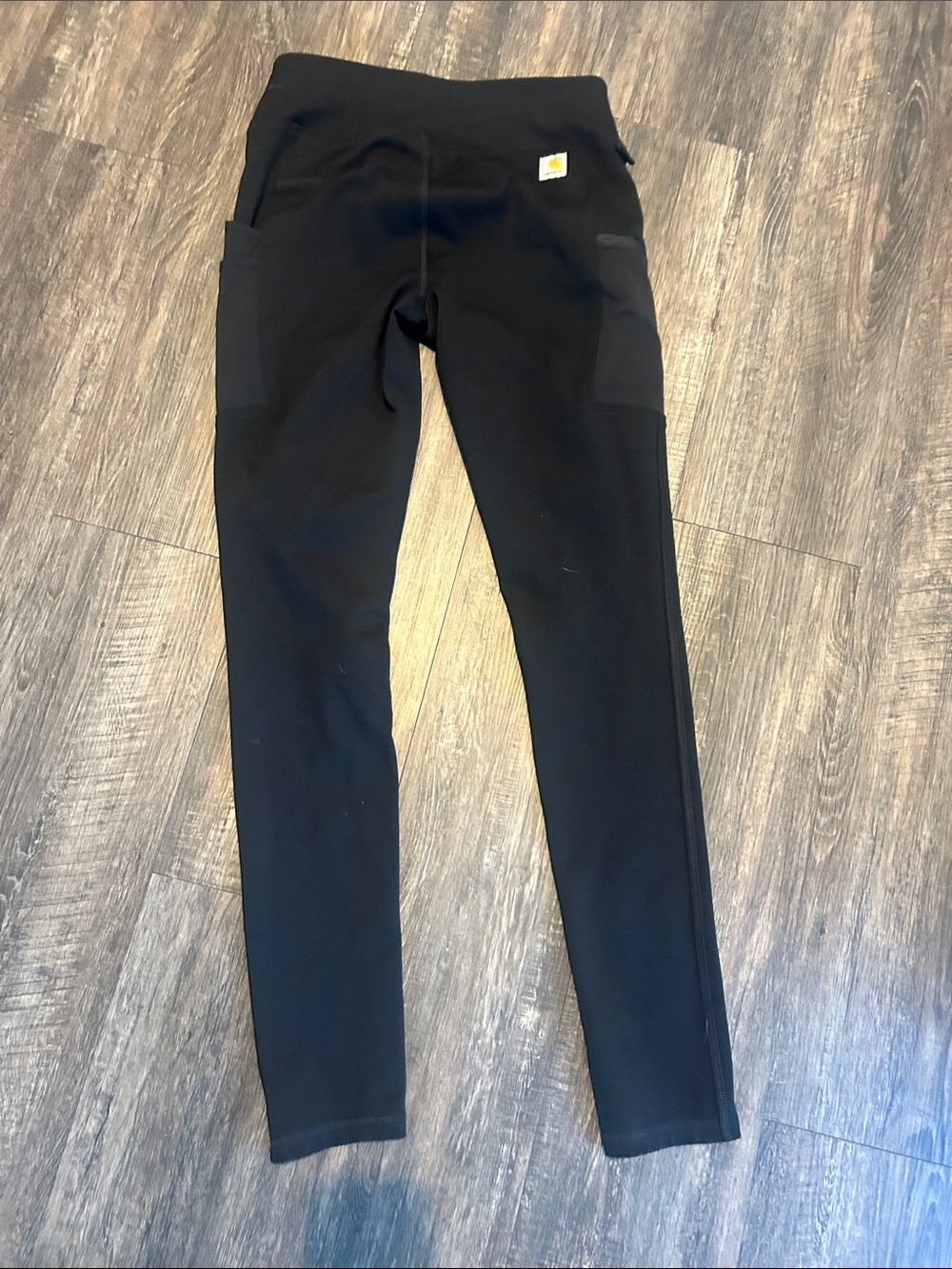 Women’s Carhartt Black High-Rise Leggings with Side Pockets